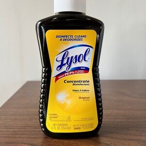 Lysol Concentrate Disinfectant Original Scent 12oz Bottle Makes 9 Gallons Liquid